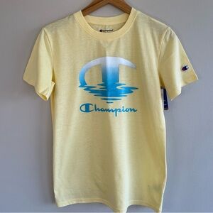 Champion Youth Short Sleeve T-Shirt Sunbeam Glow Size XL